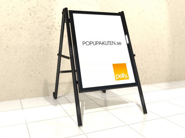 popupakuten_Profil skylt för trottoarpratare